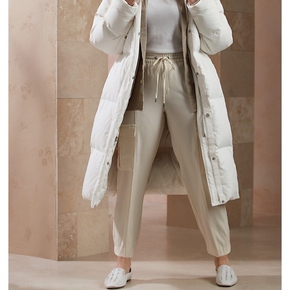 Banana Republic Pants - Banana Republic BR SPORT Cargo Jogger, Cream #796181
